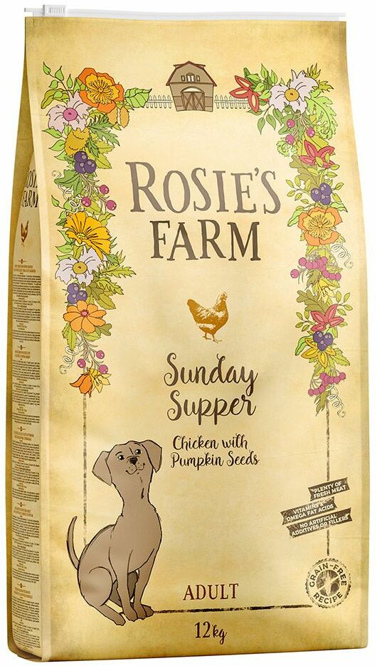 Rosie's Farm  Rosie's Farm, 1 kg - Kurczak, bataty i pestki dyni