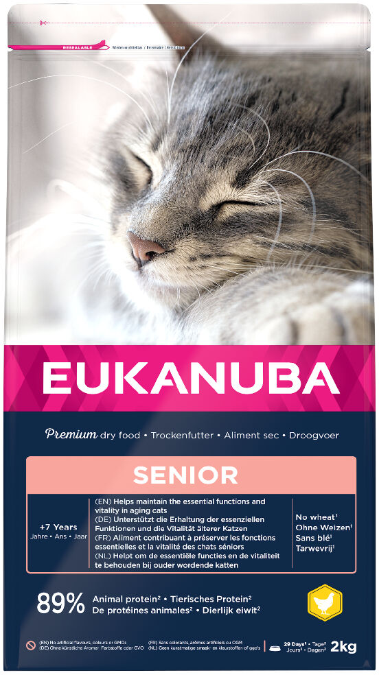 Eukanuba Cat Senior All Breeds Top Condition Chicken & Liver 2 kg