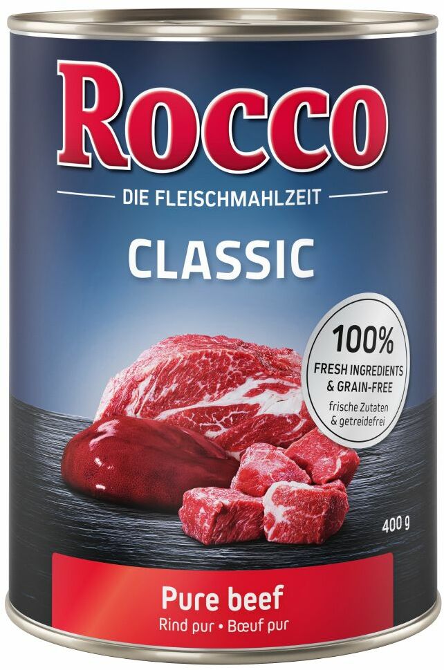 Rocco Classic, 6 x 400 g - Wołowina i dziczyzna