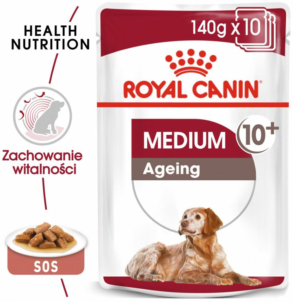 Royal Canin Dostawa GRATIS! | Medium Ageing - 40 x 140 g