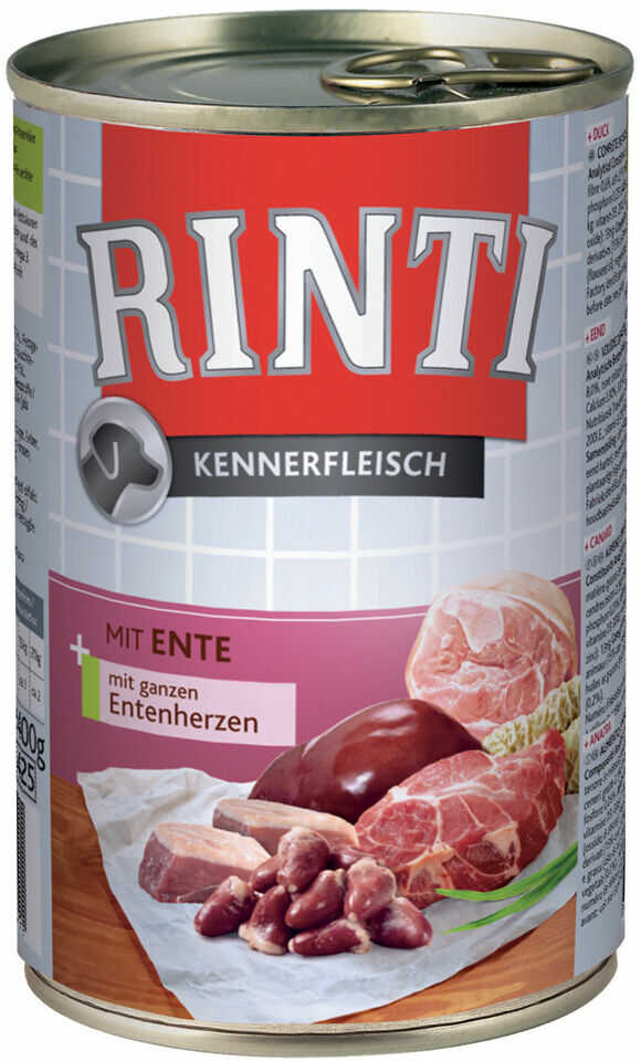 Rinti Sensible, 6 x 400 g - Kaczka z ziemniakami 113093.8