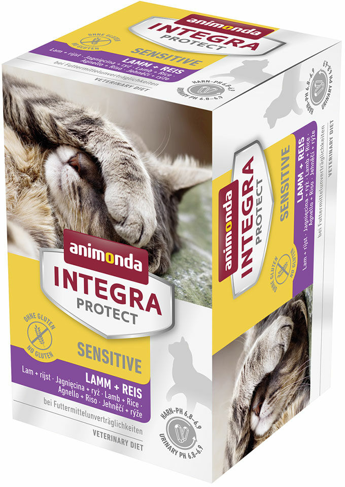 Integra Protect Sensitive Adult, 6 x 100 g - Jagnięcina i ryż