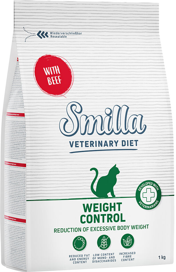 Smilla Smilla Veterinary Diet Weight Control wołowina 1 kg