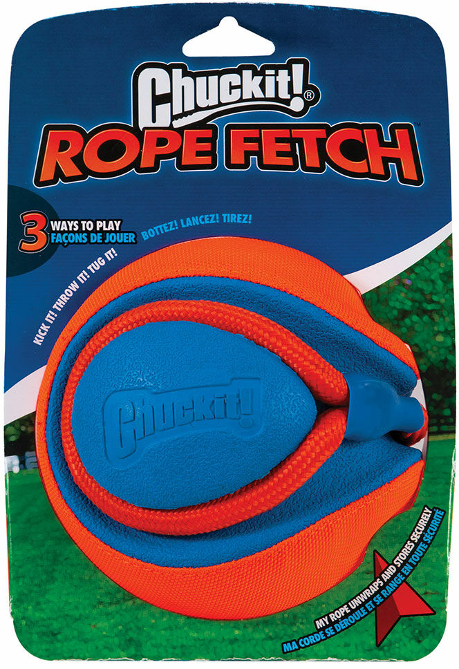 Chuckit! Rope Fetch piłka dla psa - L, śr. 14 cm