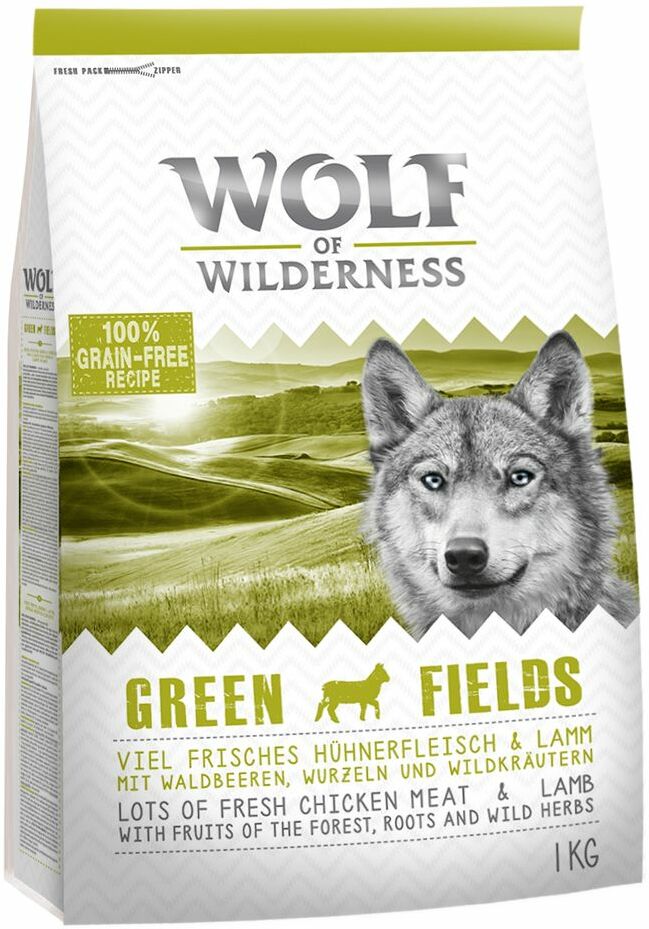 Wolf of Wilderness Mieszany zestaw próbny Adult 1kg