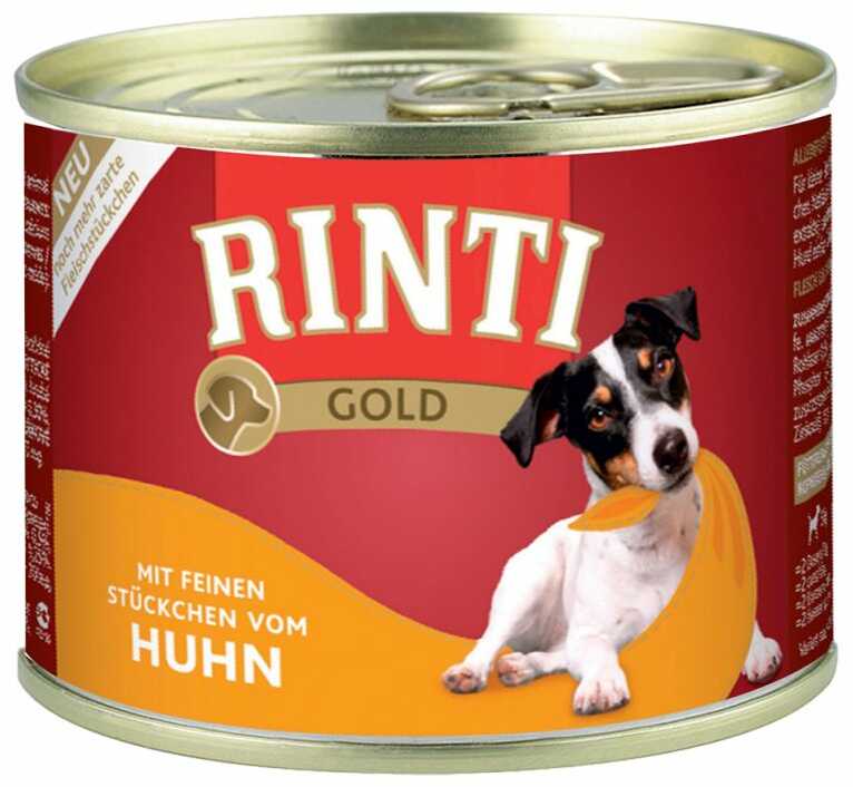Zestaw RINTI Gold, 24 x 185 g - Kawałki kurczaka