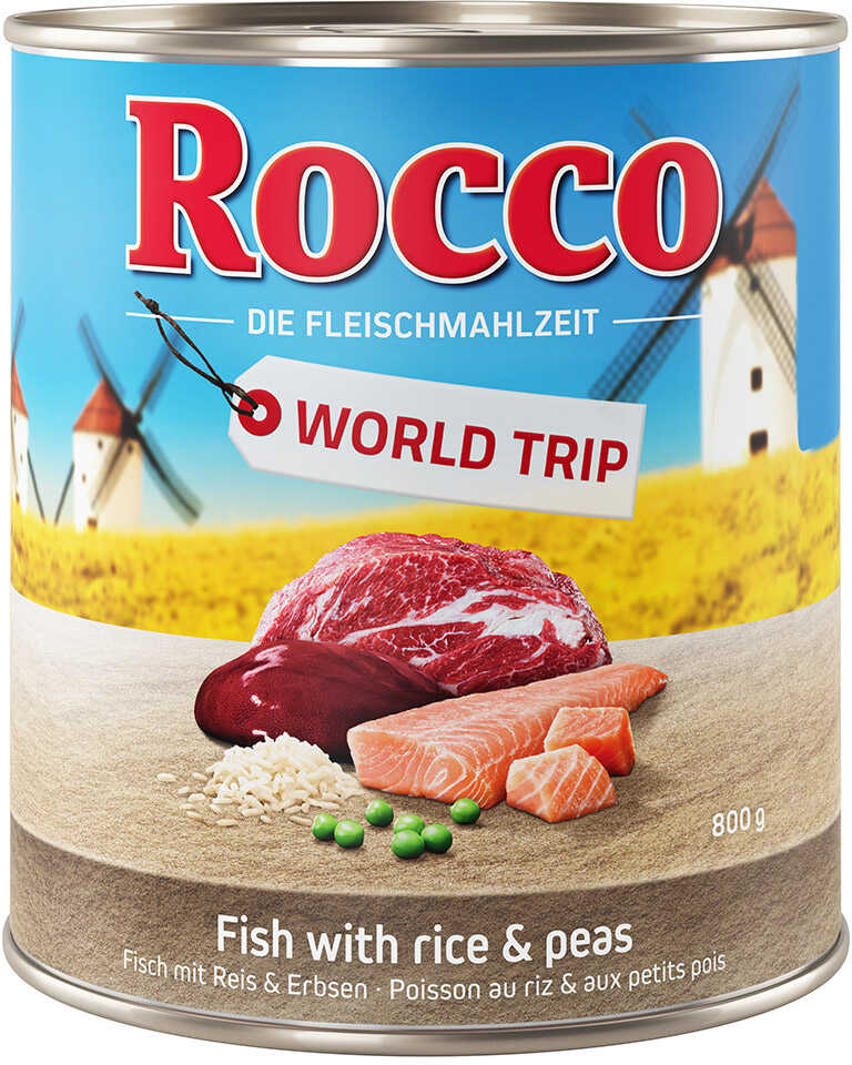 Rocco 5 + 1 gratis! Podróże 6 x 800 g Hiszpania