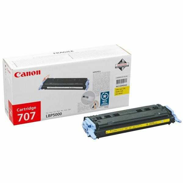 Canon oryginalny toner CRG707, yellow, 2000s, 9421A004, Canon LBP-5000
