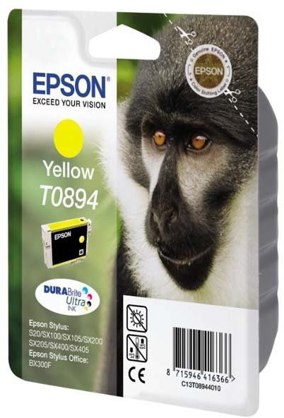 Epson C13T08944011, yellow, 3,5ml, Epson Stylus S20, SX100, SX200, SX400