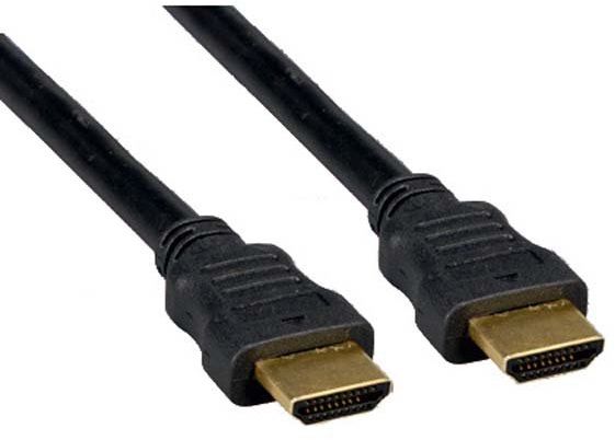 Zdjęcia - Kabel Video  HDMI M - HDMI M, HDMI 1.4 - High Speed with Ethernet, 3m, pozł