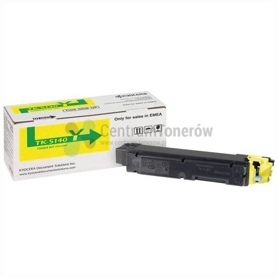 Kyocera TK-5140Y, yellow, 5000s, Kyocera Mita ECOSYS M6030cdn, ECOSYS M6530cdn, ECOSYS P6130cdn