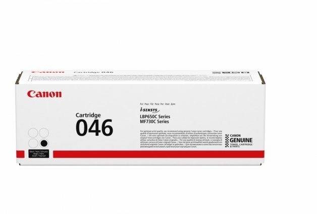 Canon 046BK, CRG 046BK, black, 2200s, 1250C002, Canon LBP654Cx, 653Cdw, MFP735Cx, 634Cdw, 632Cdw