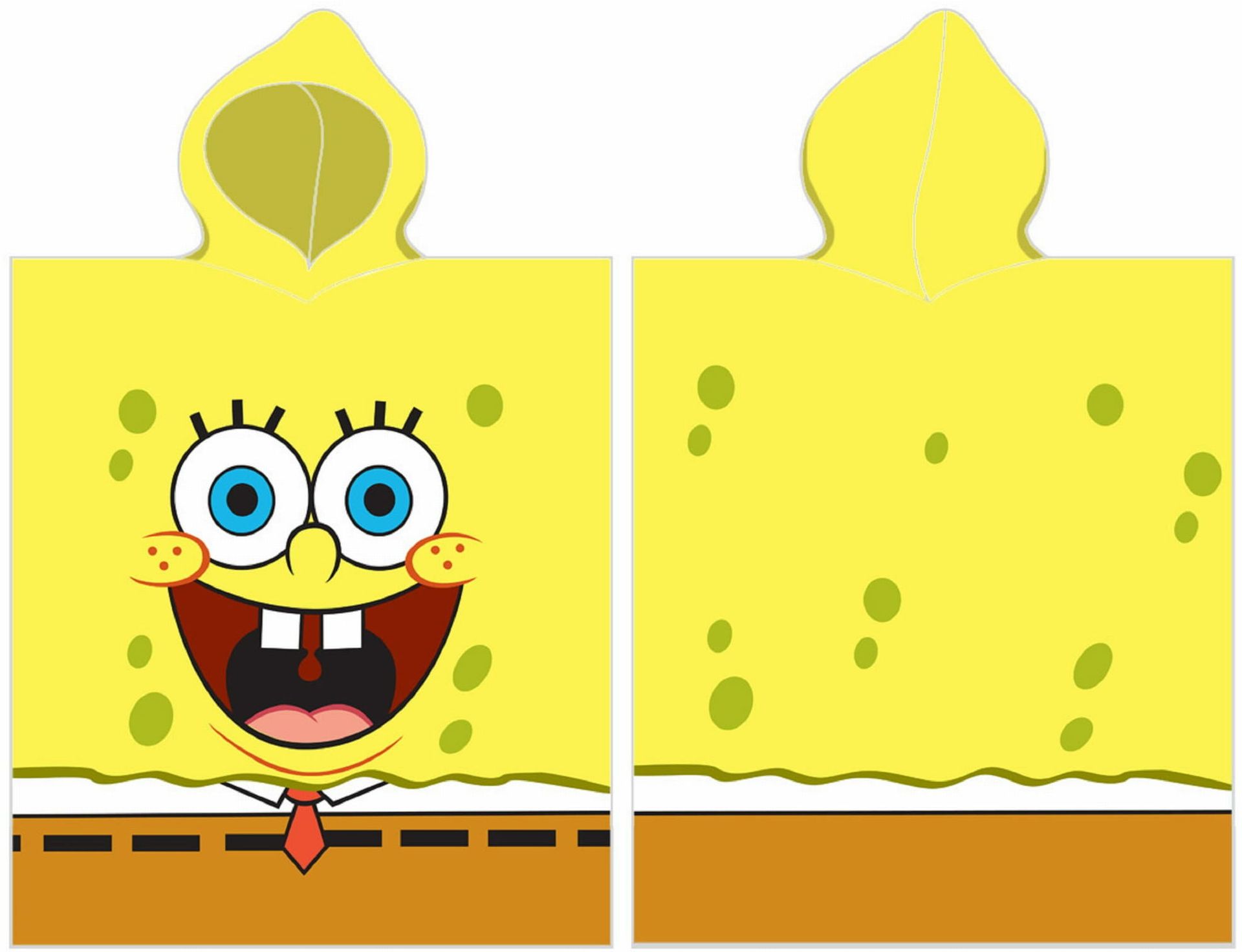 Carbotex Ręcznik poncho 50x115 na basen spongebob