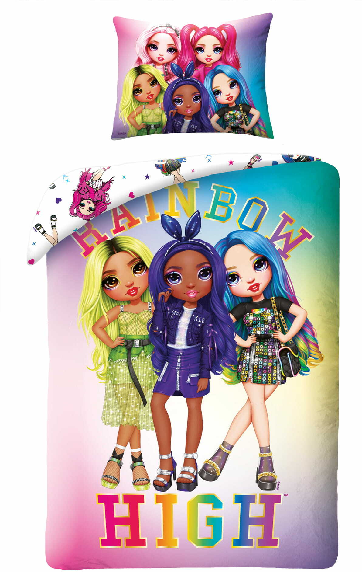 Faro pościel 140x200 bawełniana Rainbow High RBH