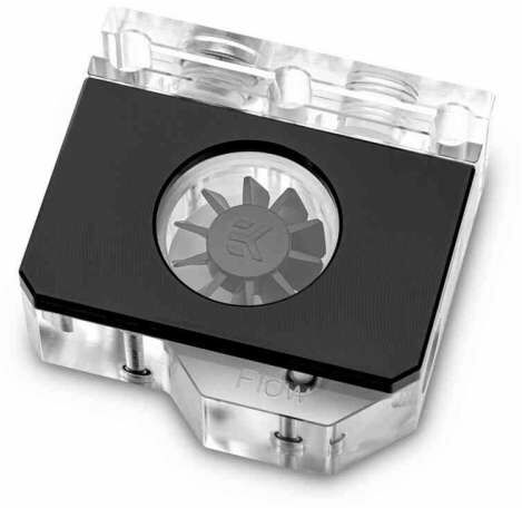 EK Water Blocks EK-Quantum Scalar Flowmeter Bottom-To-Top D-RGB - czarny