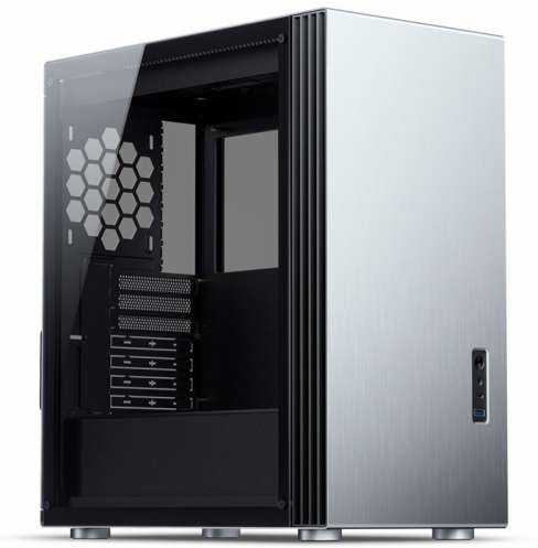 Jonsbo U6 Window Midi-Tower Tempered Glass - srebrna