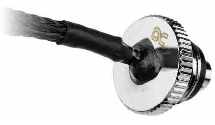 Alphacool Eiszapfen Czujnik temperatury płaski G1/4 - chrom