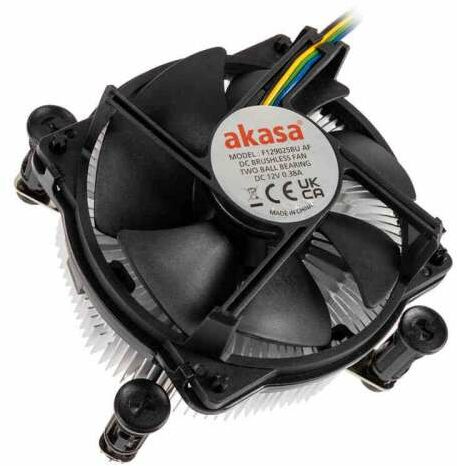 Akasa AK-CC6606BP01 Low Profile CPU-Cooler - Socket LGA 1700