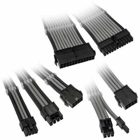 Kolink Core Adept Braided Cable Extension Kit - Grey