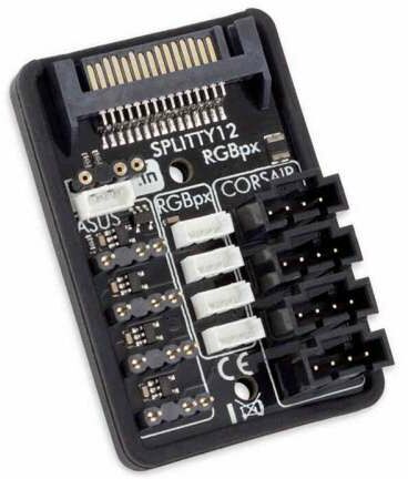 aqua computer RGBpx Splitty12 Active ARGB-Hub