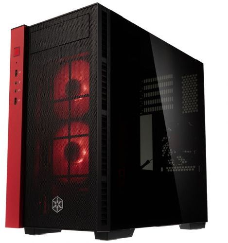 Silverstone Redline RL08 RGB Mini-ITX TG - czarno/czerwona z oknem