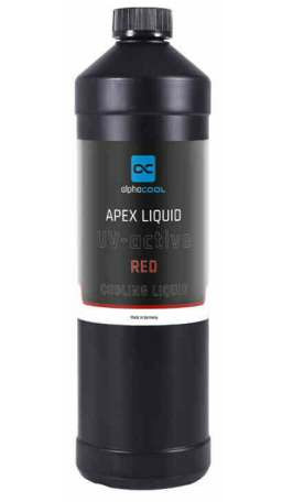 Alphacool Apex Liquid UV-aktiv Red - 1l