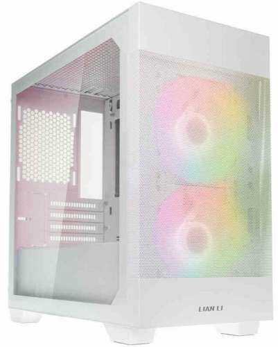 Lian Li LANCOOL 205M Mesh Micro-ATX- Tempered Glass - biała