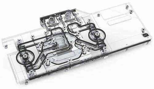 Alphacool Eisblock Aurora GPX-N RTX 3080/3090 iGame wraz z Backplate - Acryl + Nickel