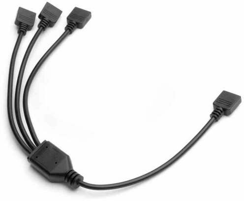 EK Water Blocks EK-Loop D-RGB Rozdzielacz 3-drożny - czarny
