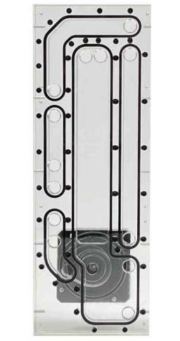Stealkey Customs SK-Crossflow Distroplate D5/DDC - Acryl