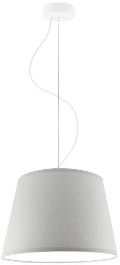 Lampa wisząca do pokoju dziennego TUNIS - kolor jasny szary