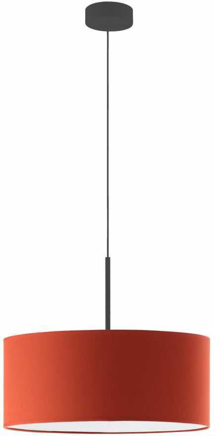 Nowoczesna lampa wisząca nad stół SINTRA fi - 40 cm - kolor rdzawy