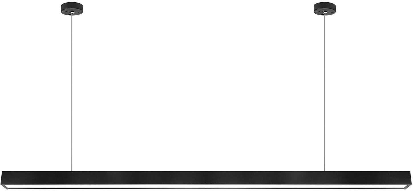 Lampa liniowa wisząca LED czarna 40W ciepła 3000K