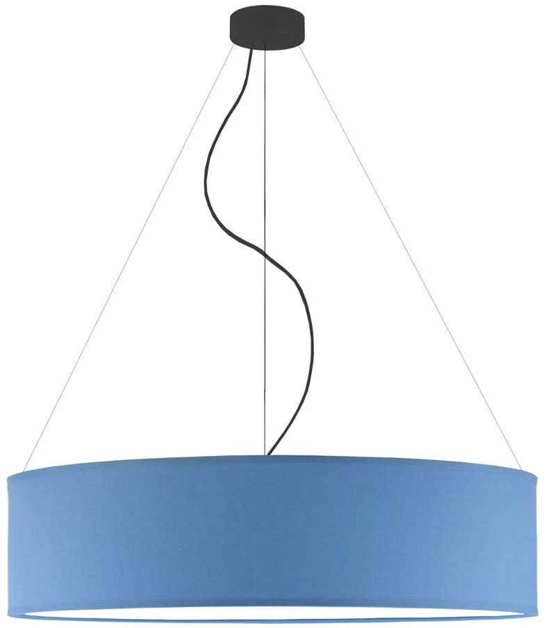 Lampa wisząca do pokoju dziecięcego PORTO fi - 80 cm - kolor niebieski
