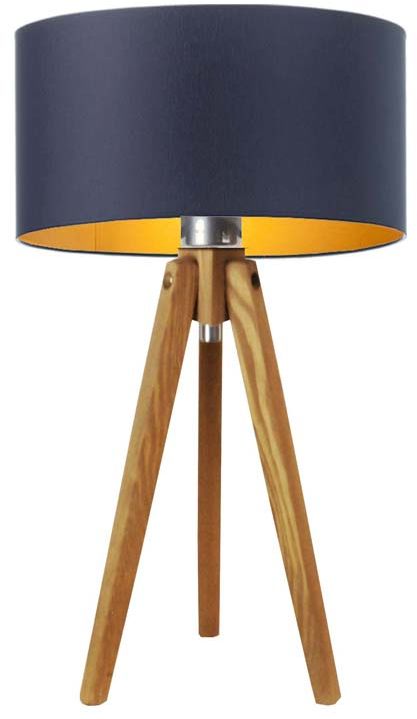 Lampka nocna z abażurem SABA GOLD