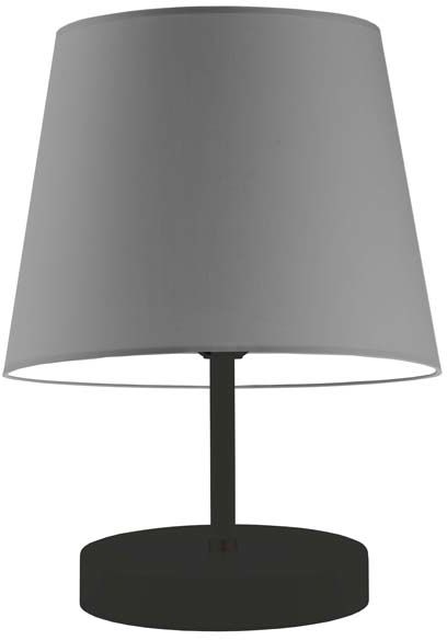 Czarna lampka nocna do sypialni ALMADA