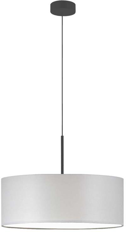 Designerska lampa wisząca SINTRA fi - 50 cm - kolor jasny szary