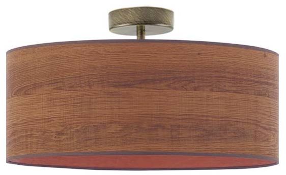 Żyrandol do sypialni WENECJA ECO fi - 40 cm - kolor kasztanowy