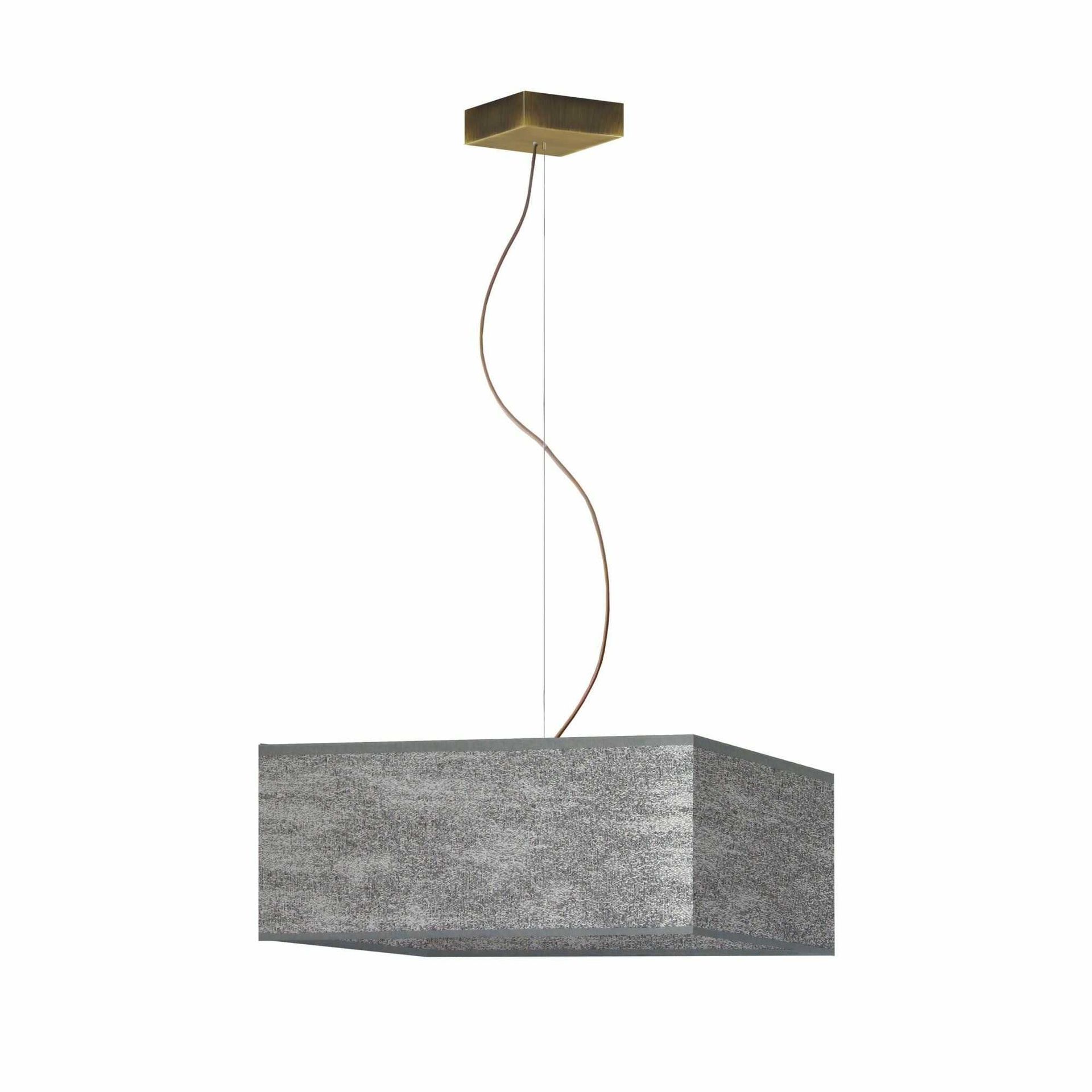 Lampa wisząca do salonu SANGRIA - kolor szary melanż