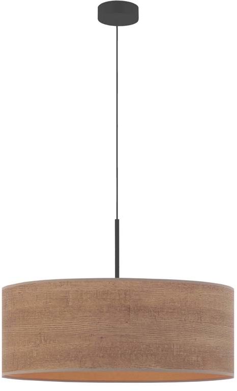 Designerska lampa wisząca SINTRA ECO fi - 60 cm - kolor orzechowy