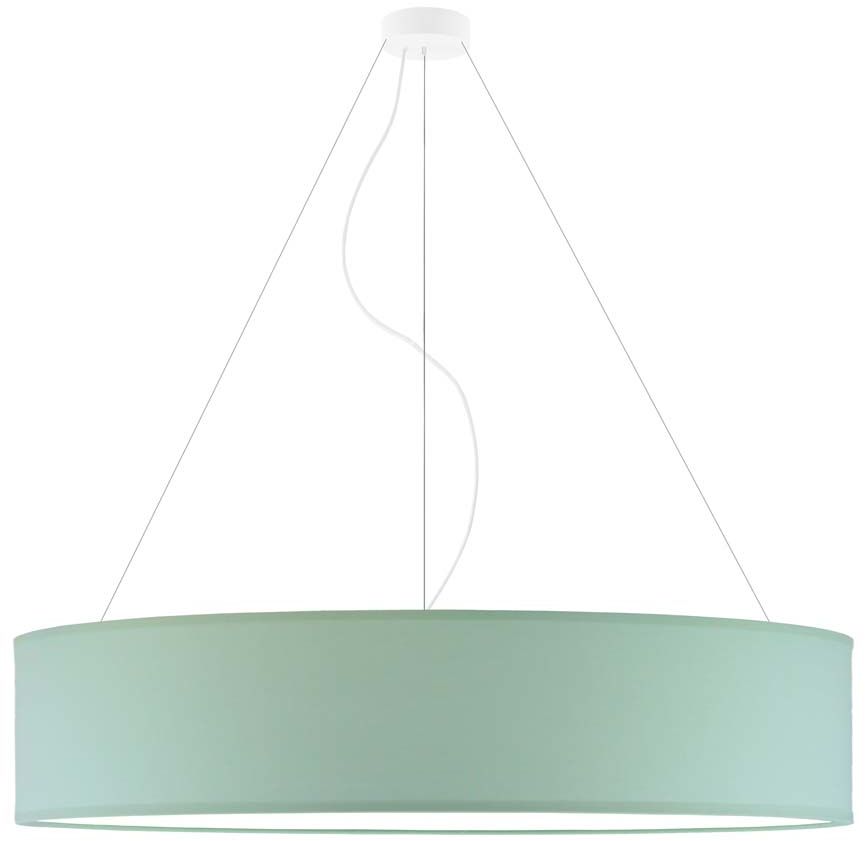 Lampa wisząca dla dzieci PORTO fi - 100 cm - kolor miętowy