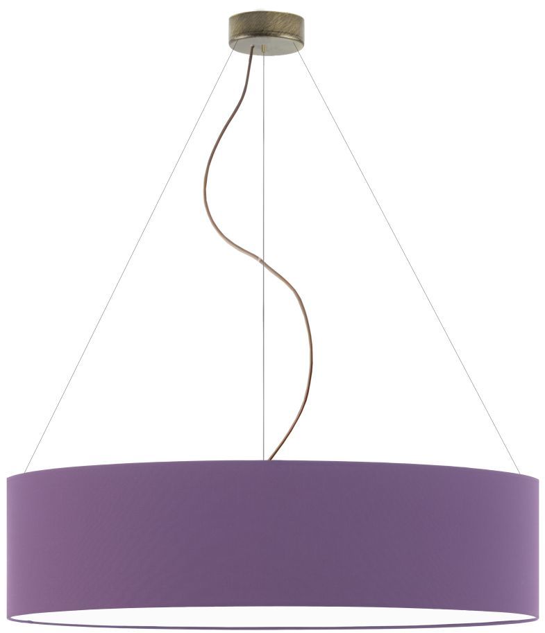 Nowoczesna lampa wisząca PORTO fi - 80 cm - kolor fioletowy