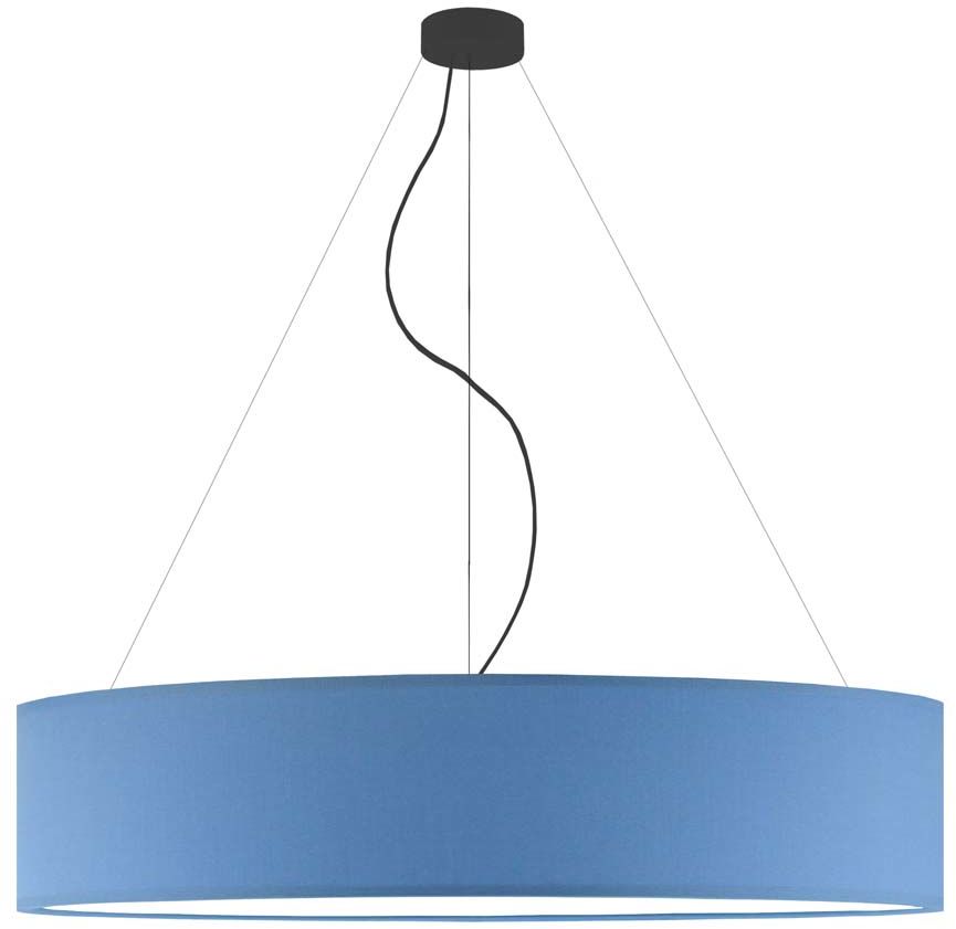Lampa wisząca do pokoju dziecięcego PORTO fi - 100 cm - kolor niebieski