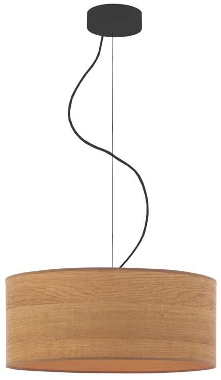 Lampa wisząca do salonu HAJFA ECO fi - 40 cm - kolor dąb sonoma