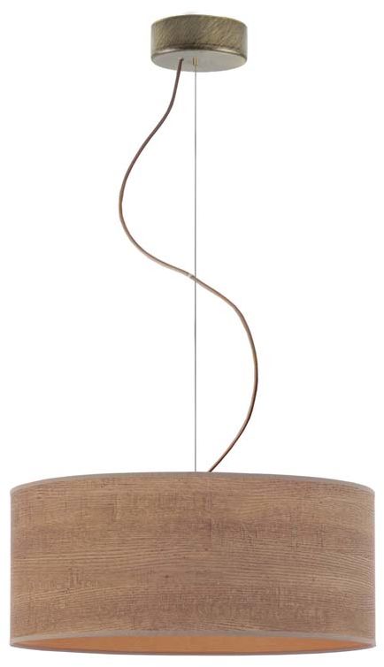 Żyrandol kuchenny HAJFA ECO fi - 40 cm - kolor orzechowy