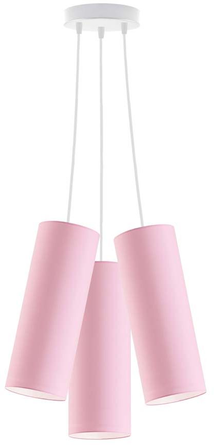 Różowa lampa wisząca pająk VIZELA T3