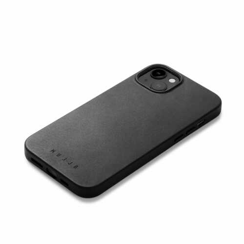 Mujjo Full Leather Case etui skórzane do iPhone 14 Plus kompatybilne z MagSafe black