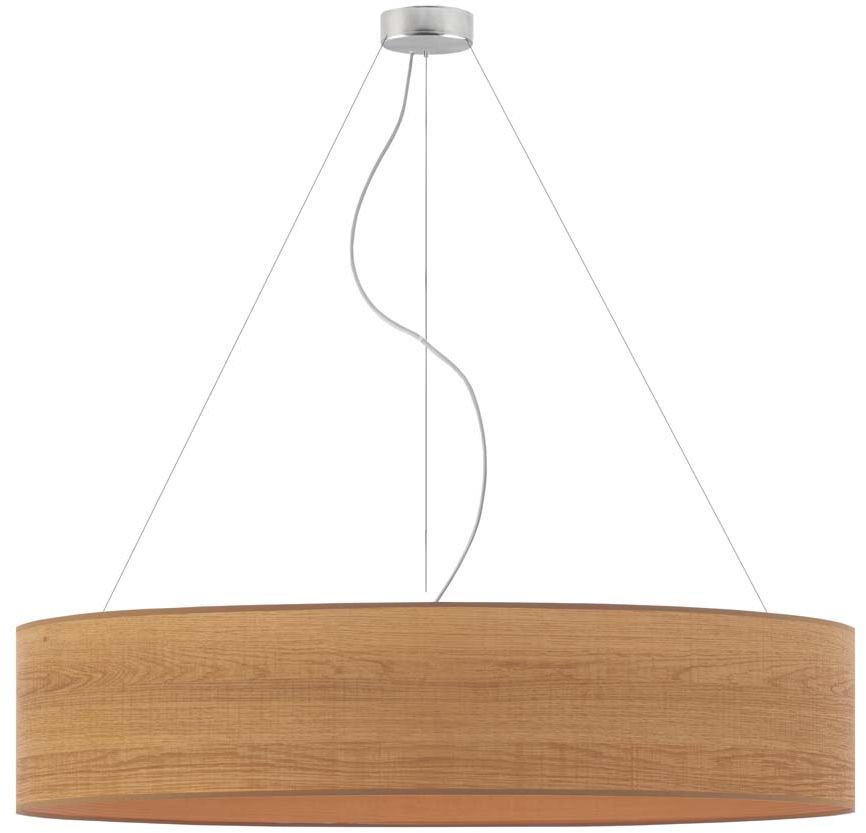 Lampa wisząca z regulacją wysokości PORTO ECO fi - 100 cm - kolor dąb sonoma