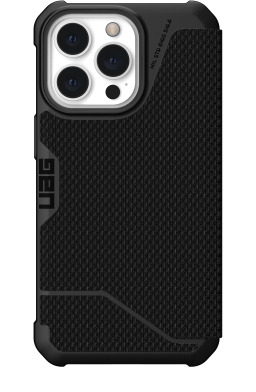 UAG Metropolis obudowa ochronna z klapką do iPhone 13 Pro Max kevlar czarna IEOUMI13PMEKVBK