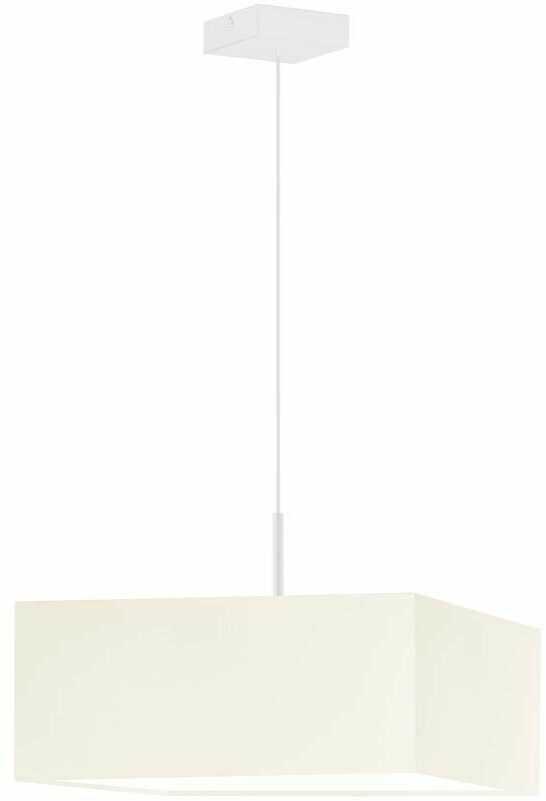 Nowoczesna lampa wisząca do salonu BOGOTA - kolor ecru